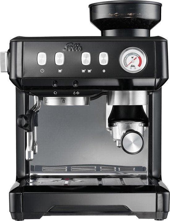 2dekans | Solis Grind & Infuse Compact 1018 Pistonmachine -, Witgoed en Apparatuur, Koffiezetapparaten, Zo goed als nieuw, Ophalen of Verzenden