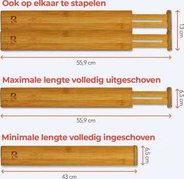 2dekans | KitchenBrothers Ladeverdeler - Lade Organizer -, Ophalen of Verzenden, Zo goed als nieuw