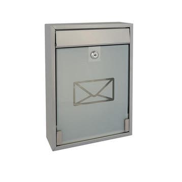 Brievenbus - Toolland (Gegalvaniseerd staal, Zilver), Tuin en Terras, Verzenden, Nieuw