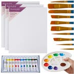 Maaleo schilderset 26-delig – complete acrylverf set met.., Ophalen of Verzenden, Nieuw