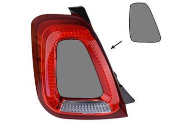 Achterlicht o.a: Abarth, Fiat, 500 - 595, 695, 500 (312), Ophalen of Verzenden, Nieuw, Fiat