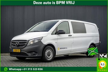 Mercedes-Benz Vito L2H1 | Financial Lease voor 292 p/mnd, Stof, Gebruikt, Euro 6, Overige carrosserieën