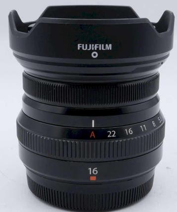 Fujifilm XF 16MM 2.8 R WR Zwart OCCASION (755), Ophalen of Verzenden, Zo goed als nieuw