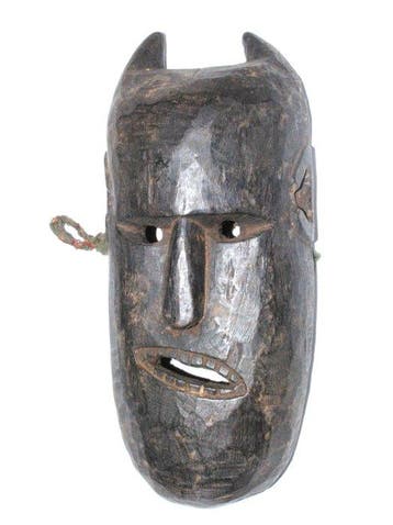 Oude masker sjamaan Tamang Himalaya Nepal 33 cm - Nepal