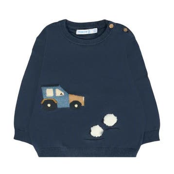 Mayoral Baby Trui met auto - 86 (12-18 maanden), Ophalen of Verzenden, Nieuw