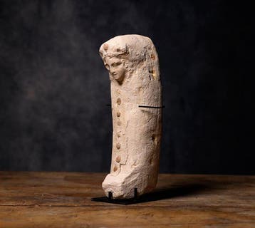 Feniciër kalkstenen sarcofaag samen met exportvergunning, Antiek en Kunst