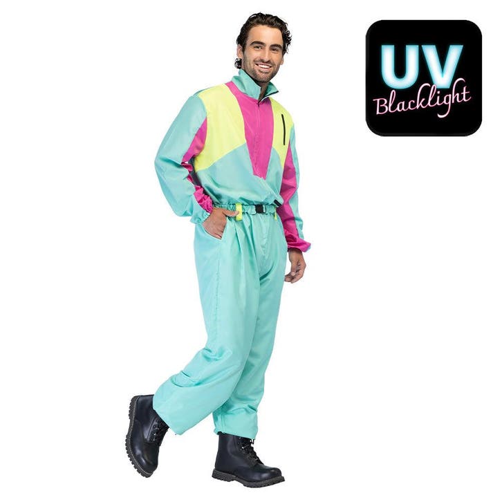 Skipak Snow blizzard dude | Retro Apres Skipak Neon Heren, Kleding | Dames, Carnavalskleding en Feestkleding, Verzenden