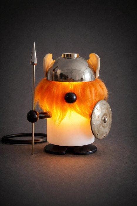 OTF (Old Timer Ferrari) - Enea Ferrari - Tafellamp - Olaf de, Antiek en Kunst, Antiek | Lampen