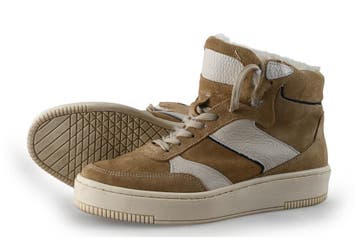 Juul&belle Hoge sneakers in maat 39 Beige, Verzenden, Beige, Gedragen, Sneakers of Gympen