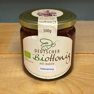 BIO-Honing Rauw - Edelkastanje (Edel-Kastanien) Zwarte Woud, Ophalen of Verzenden, Nieuw