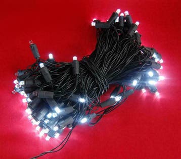 15 METER LED lichtsnoer lichtsnoer met flash kleur WIT, Ophalen of Verzenden, Nieuw