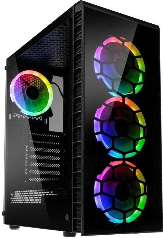 6-Core Allround Game PC - Ryzen 5 5500 - GeForce RTX 5050..., Computers en Software, Desktop Pc's, Nieuw, Ophalen of Verzenden