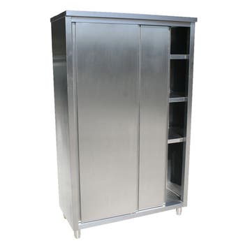 RVS Hoge kast met schuifdeuren 600 diep, Ophalen of Verzenden, Nieuw zonder verpakking