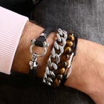 Omega Accessories; Sailing Bracelet; Zwart; Rubber; (XL)..., Ophalen of Verzenden, Zo goed als nieuw, Overige kleuren
