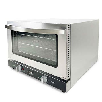 HCB Heteluchtoven - convectie - 47 liter - 230V - RVS, Verzenden, Nieuw in verpakking, Ovens, Magnetrons en Steamers