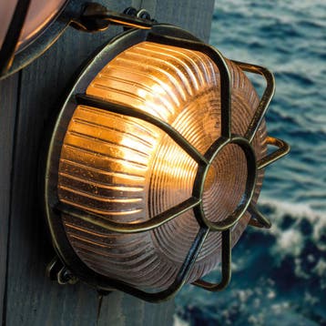 Scheepslamp Bering Brons Buitenverlichting, Verzenden, Nieuw