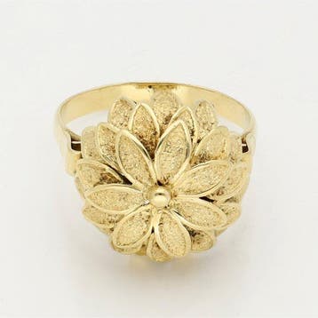 Ring - 18 karaat Geel goud, Sieraden, Tassen en Uiterlijk, Nieuw