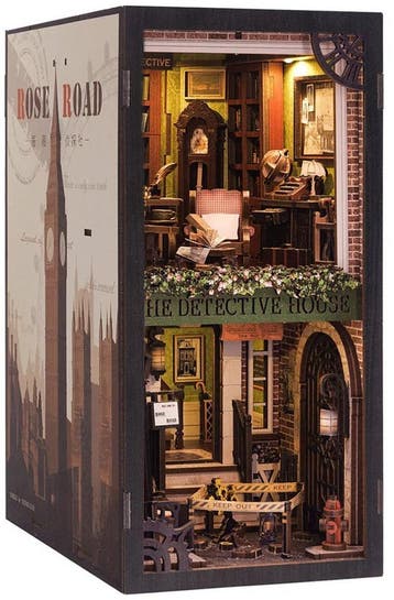CuteBee Book Nook Rose Detective Agency – Houten 3D Puzze., Verzenden, Nieuw