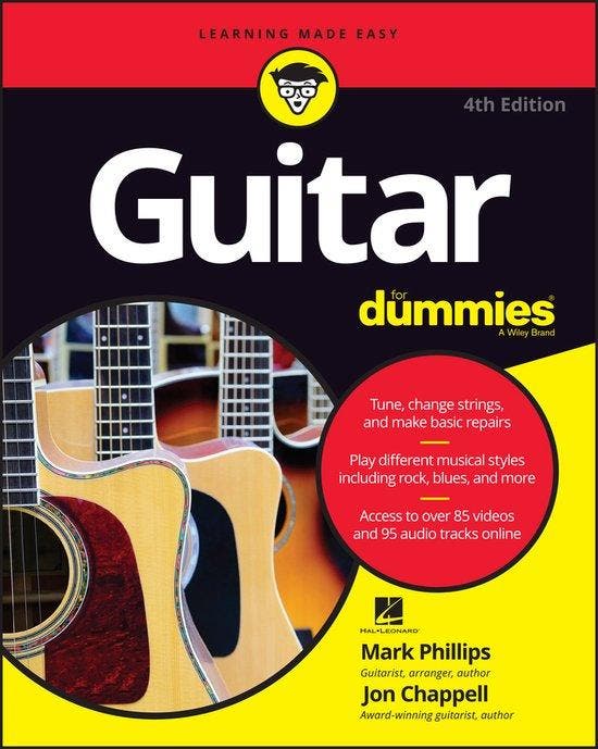 Guitar For Dummies 9781119293354 Mark Phillips, Boeken, Taal | Engels, Gelezen, Verzenden