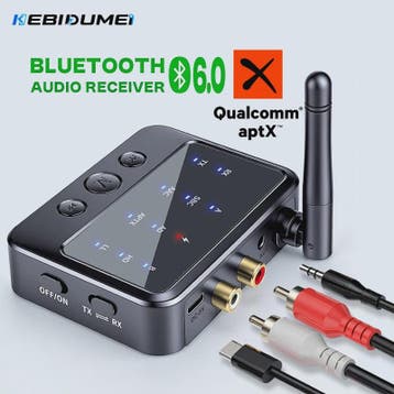 2-in-1 Bluetooth Audio Adapter: Zender & Ontvanger met AptX-, Verzenden, Nieuw