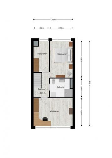 Te Huur 4 kamer Appartement Vliestroom In Alphen aan den Rij, Direct bij eigenaar, Alphen aan den Rijn, Appartement, Zuid-Holland
