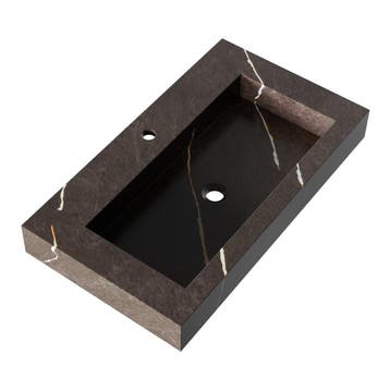 Brauer Coral Wastafel - 80 cm - met 1 Spoelbak en 1 Kraangat, Ophalen of Verzenden, Nieuw