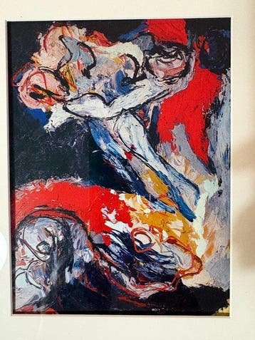 Karel Appel (1921-2006), afte - Peinture