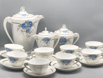 Paul Lanternier Limoges - Koffieservies (19) - Art Déco -