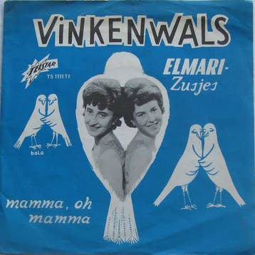 vinyl single 7 inch - Elmari Zusjes - Vinkenwals, Cd's en Dvd's, Vinyl Singles, Verzenden, Zo goed als nieuw, 7 inch, Nederlandstalig
