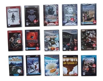 Atari, EXA Games, EMCX - 15 videogiochi PC sigillati, Nieuw