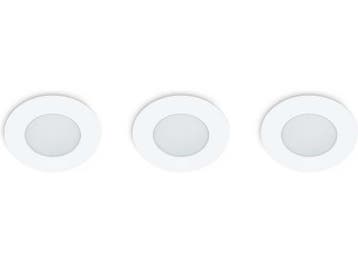 Prolight LED Inbouwspots Rond - 3x5W - IP65 - Wit (2de Kans, Verzenden, Nieuw