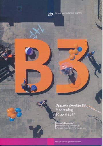 Centrale Eindtoets opgavenboekje B3 2017, Verzenden, Nieuw