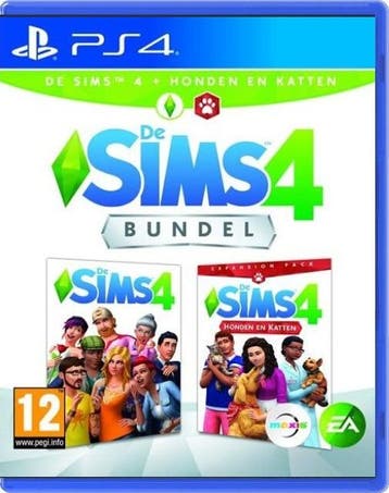 De Sims 4 + Honden En Katten Bundel [PS4], Ophalen of Verzenden, Nieuw
