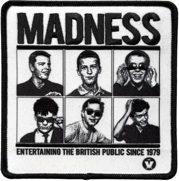 Madness Entertaining Since 1979 patch officiële merchandise, Ophalen of Verzenden, Nieuw, Kleding