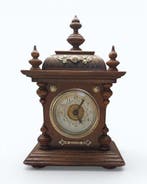 Klok - Junghans - Antiek Hout, Messing - 1920-1930 -, Antiek en Kunst