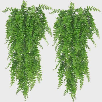 Kunstplant Hangplant Boston Varen 80cm - Decoratieve Nep Pla, Verzenden