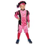 Piet kostuum kind velours roze/zwart, Kleding | Dames, Ophalen of Verzenden, Nieuw