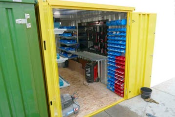 Gereedschap cabine - Uitrusting opslagplaats