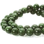 10 x  edelsteen kraal Jade Dark Green 6 mm (Kralen), Ophalen of Verzenden, Nieuw, Kraal
