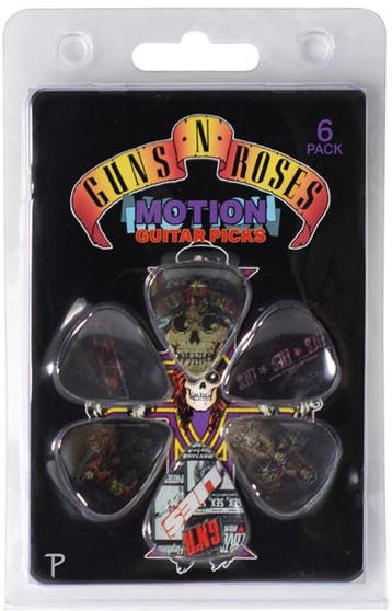 Guns N' Roses 6-pack Medium plectrum officiële merchandise, Verzamelen, Muziek, Artiesten en Beroemdheden, Ophalen of Verzenden