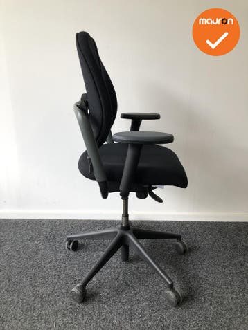 Rohde & Grahl - Xenium - Duo-Back - Met nieuwe zwarte stoffe, Werkplek, Ophalen of Verzenden, Gebruikt, Stoel