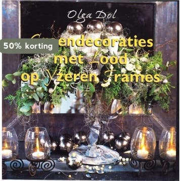 GROENDECORATIES MET LOOD OP IJZEREN FRAMES - O. Dol, Verzenden, Zo goed als nieuw, O. Dol