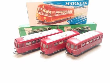 Märklin H0 - 3016/4018 - Modeltrein motorwagen (3) -, Hobby en Vrije tijd, Modeltreinen | H0, Nieuw