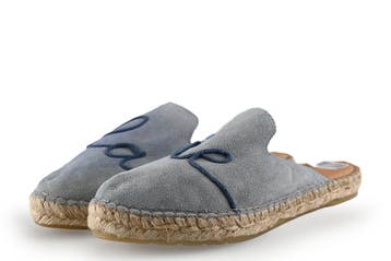 Manfield Muiltjes in maat 39 Blauw, Overige typen, Zo goed als nieuw, Manfield, Verzenden