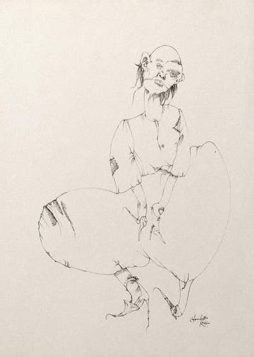 Enrico Colombotto Rosso (1925-2013) - Figura surrealista