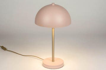 Rietveld Tafellampen - Goud, Roze - Metaal, Verzenden, Nieuw