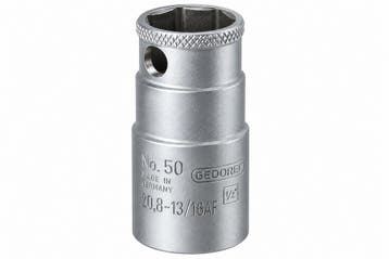 GEDORE 50 Bougiesleutel 20,8 mm / 13/16 – 1/2, Verzenden, Nieuw