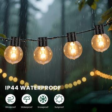 Aigostar Lichtsnoer 10m - 20 LED Bollen - Lichtslinger voor, Verzenden, Zo goed als nieuw