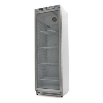 Koelkast - 400 L - Wit - met Glazen Deur, Verzenden, Nieuw in verpakking, Koelen en Vriezen