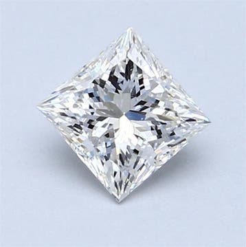 1 pcs Diamant (Natuurlijk) - 0.93 ct - Carré - G - VS2 -, Nieuw
